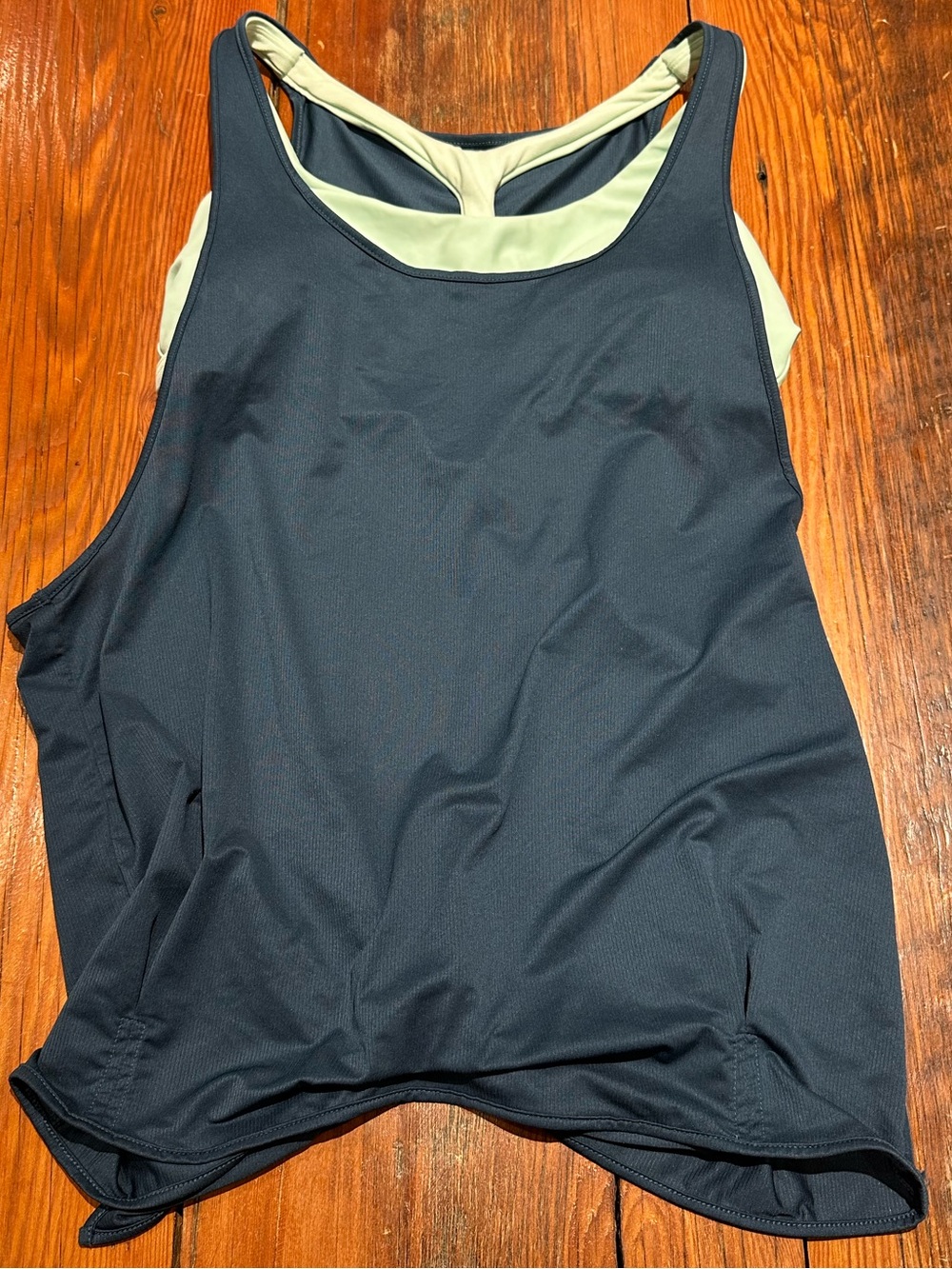 Prana Laria Tankini Top, Teal & Mint, Women's Sm
